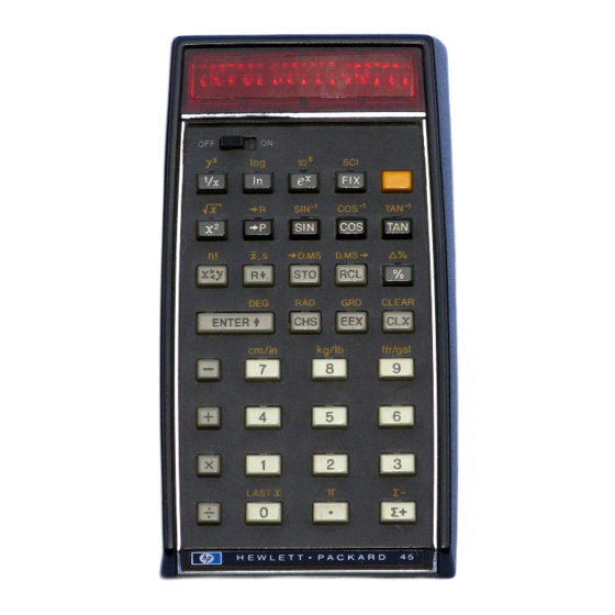 HP -45 Application Book
