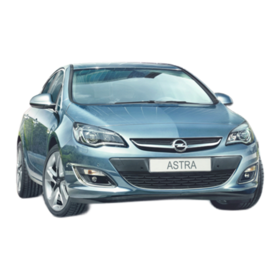 Opel 2015 Astra Owner's Manual