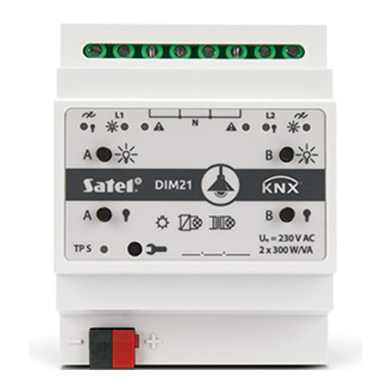 Satel KNX-DIM21 Manual