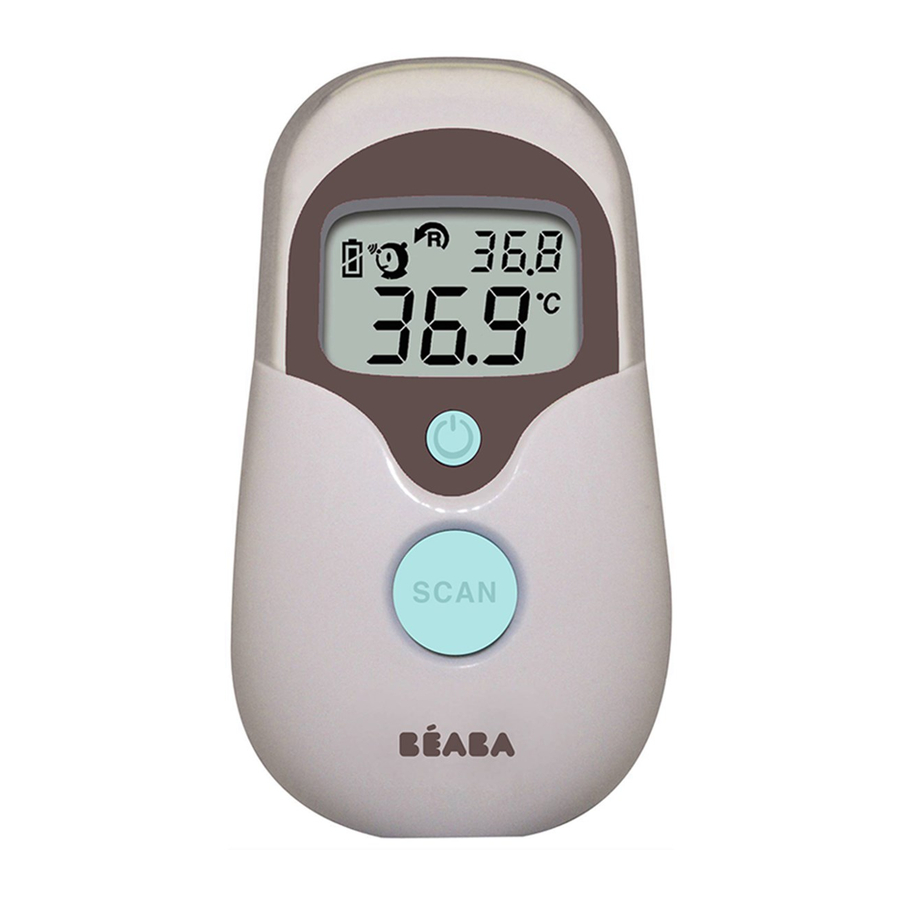 Beaba Mini Therm Baby Thermometer Manuals