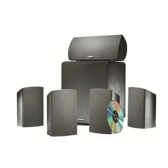 Deftech pc600 hot sale 5.1 speaker system