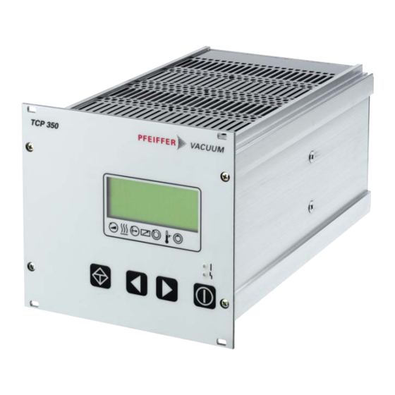 Pfeiffer Vacuum TCP 350 Operating Instructions Manual