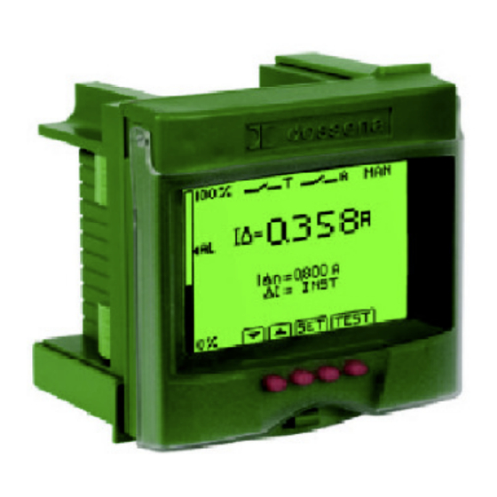 Dossena 9DER3/2IM Quick Start Manual