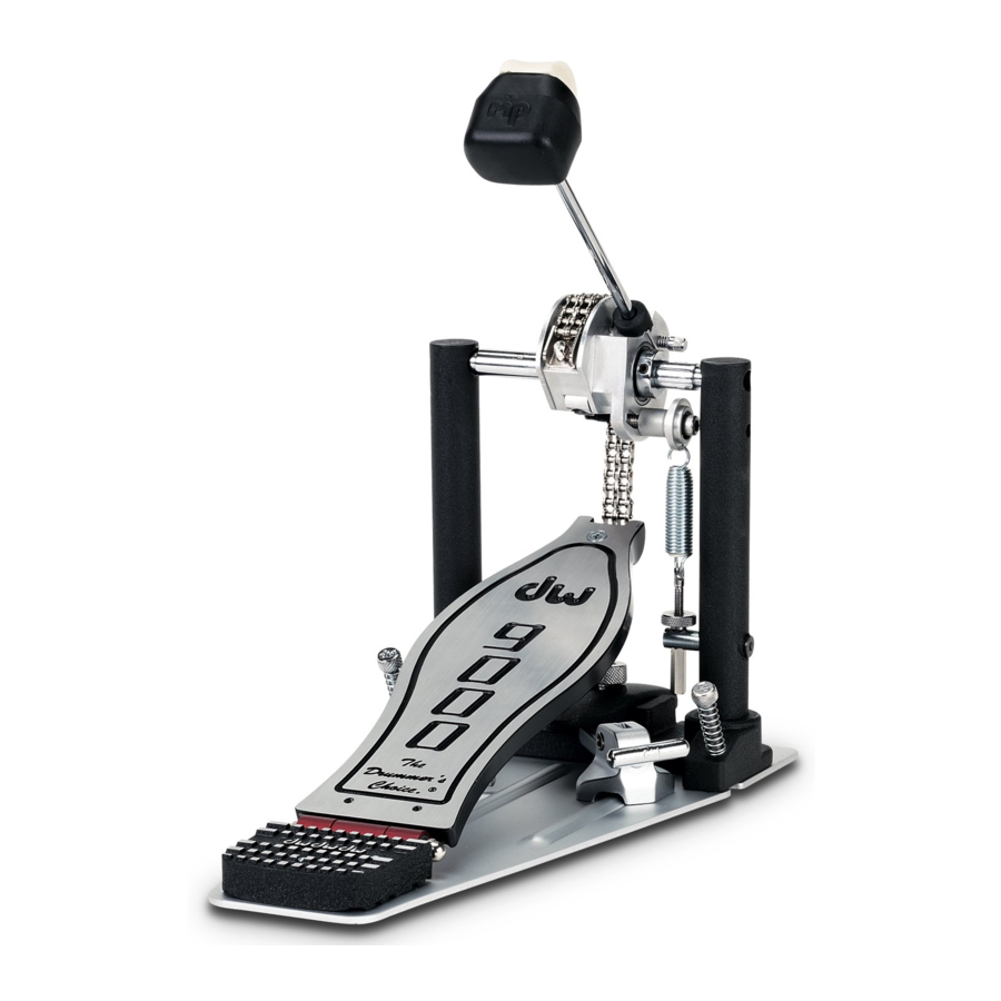 DW 9000 Series, 9000, 9002 - Bass Drum Pedal Manual