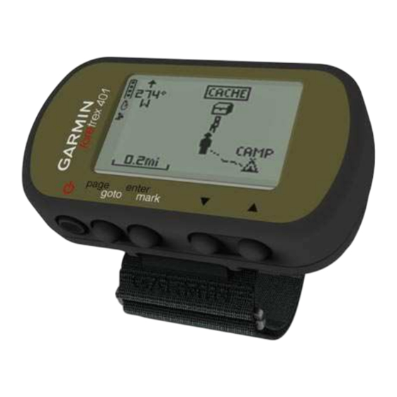 Garmin foretrex 301 Owner's Manual
