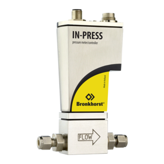 BRONKHORST IN-PRESS P-5x2CI Quick Start Manual