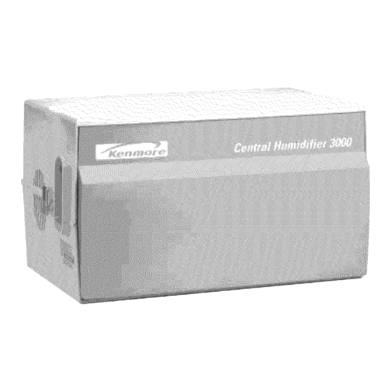 Kenmore CENTRAL HUMIDIFIER 303.9380612 Manuals