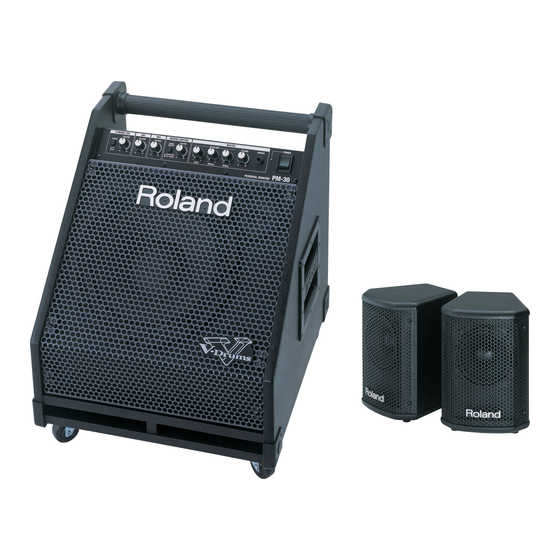 Roland PM-30 Owner's Manual