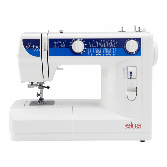 ELNA eXplore 220 Instruction Manual