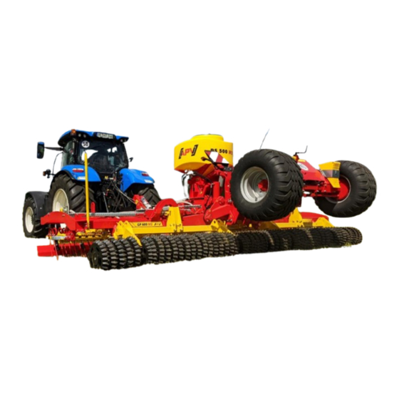 APV GRASSLAND PRO HARROW Operating Manual