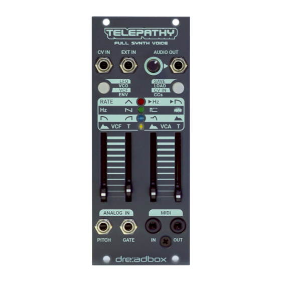 Dreadbox telepathy Manual