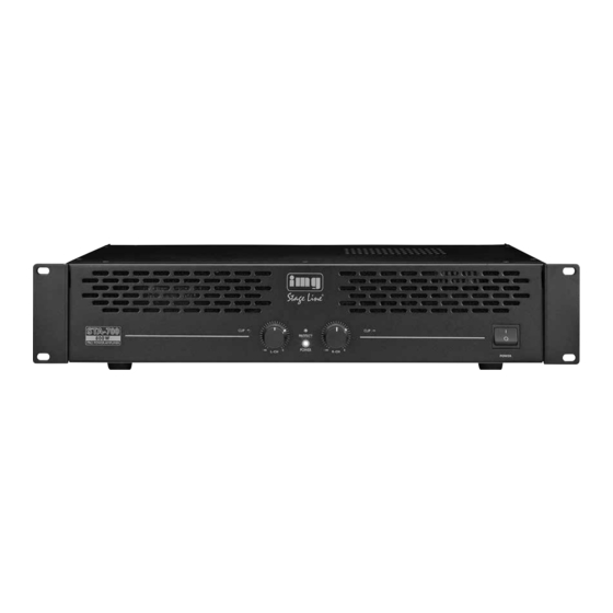 IMG STAGE LINE STA-700 Instruction Manual