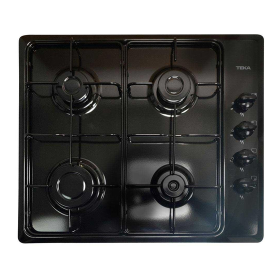 Teka HF LUX 60 4G AL NAT Installation Instructions And Recommendations For Use And Maintenance