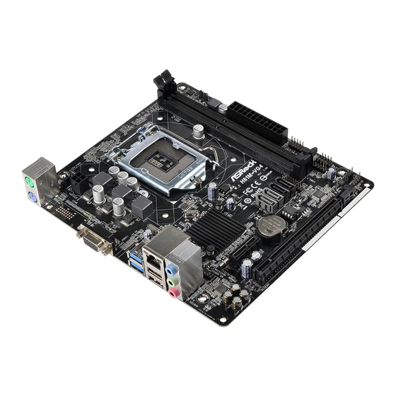 ASROCK H81M-VG4 R3.0 Manual