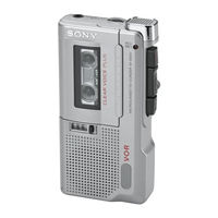 Sony M-675V - Microcassette Recorder Operating Instructions