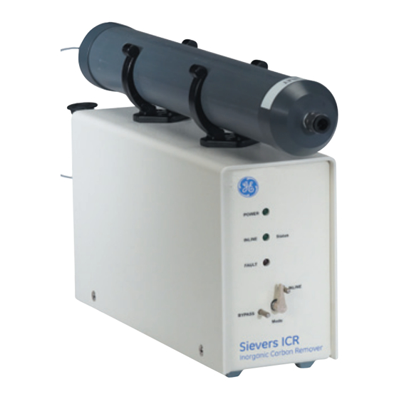 GE Sievers ICR 900 Quick Start Manual