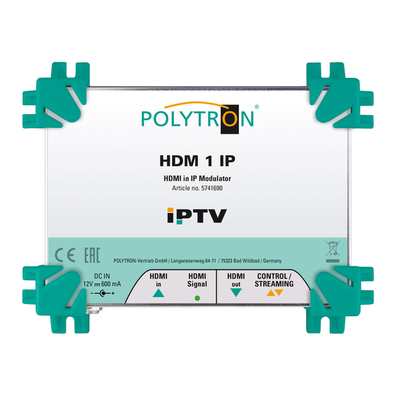 Polytron HDM 1 IP User Manual