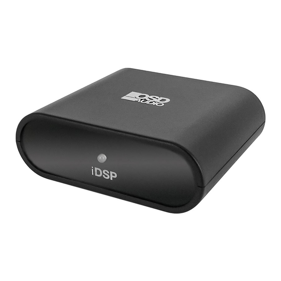 OSD Audio iDSP Install Manual