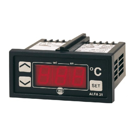 VDH ALFA 31 User Manual