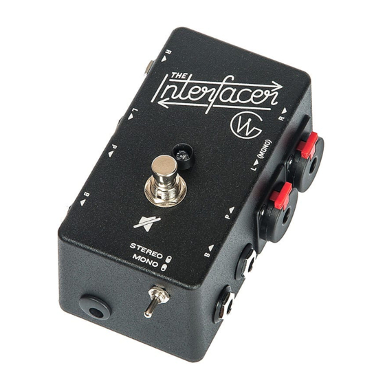 GOODWOOD AUDIO The Interfacer User Manual