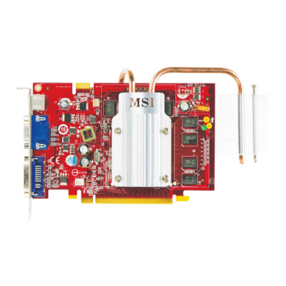 MSI NX8600GT-TD1GEZ/D2 Quick User Manual