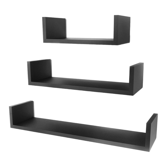 STOREMIC SMFS02B Floating Shelf Manuals