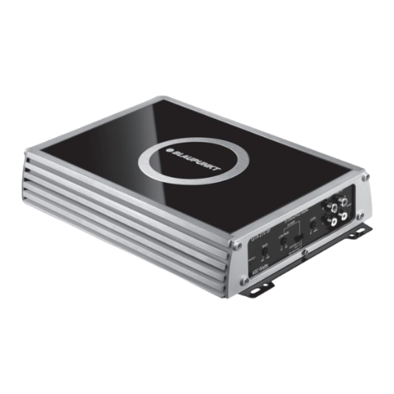 Blaupunkt GTA 270 SF Manual