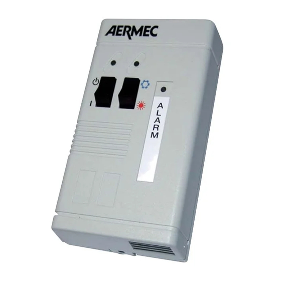 AERMEC PR 3 Manual