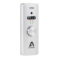 Apogee ONE User Manual