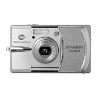 Konica Minolta DIMAGE G600 - V2 Instruction Manual