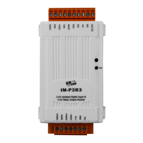 ICP DAS USA tM-P3R3 Quick Start Manual