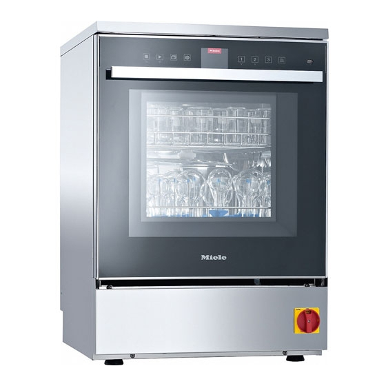 Miele professional PLW 8505 Operating Instructions Manual