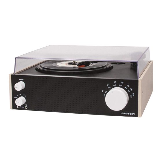 Crosley CR6023A Instruction Manual