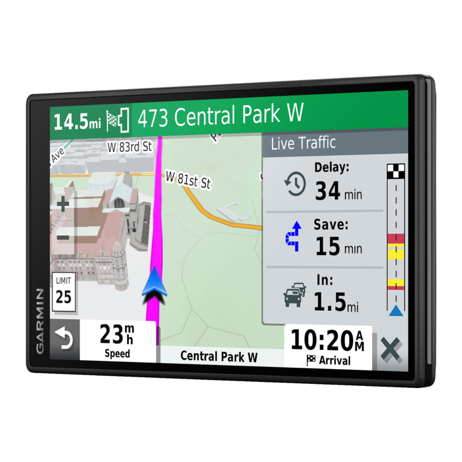 GARMIN DRIVESMART 55 OWNER'S MANUAL Pdf Download | ManualsLib