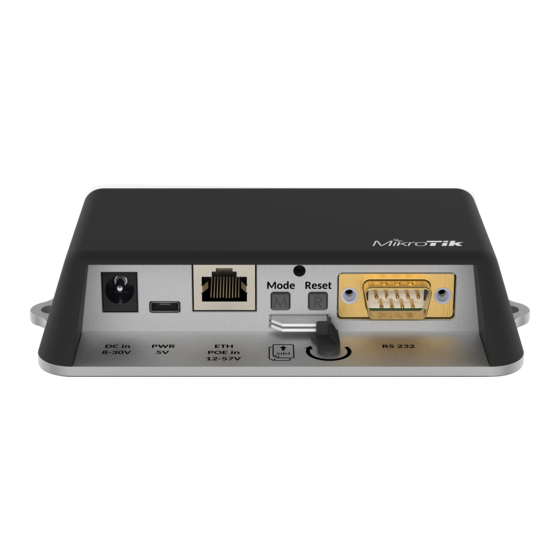 MikroTik LtAP mini Quick Start Manual