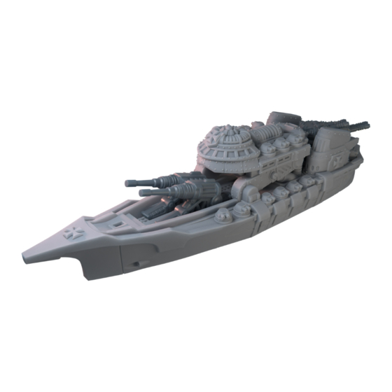 WARCRADLE STUDIOS Dystopian Wars Elector Battlefleet Assembly Instructions Manual