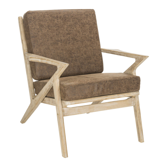 Safavieh Furniture Varys ACH9501A Quick Start Manual