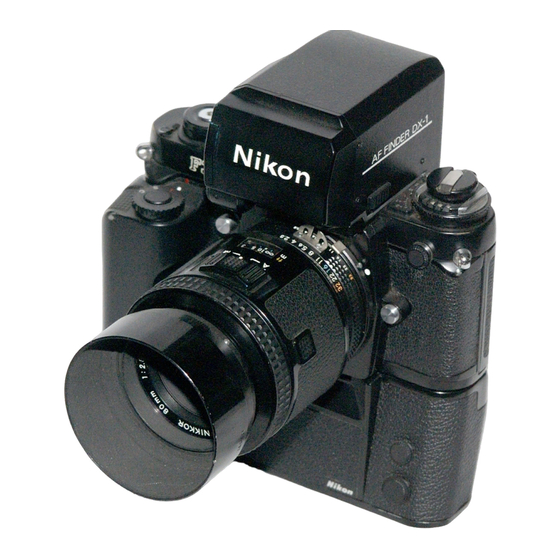 Nikon F3AF Manuals