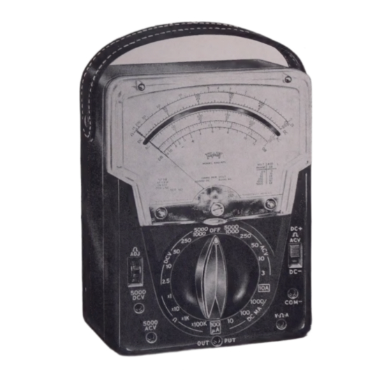 Triplett 630-APL Instruction Manual