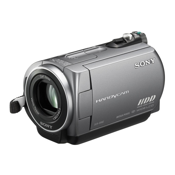 Sony Handycam DCR-SR42 Operating Manual