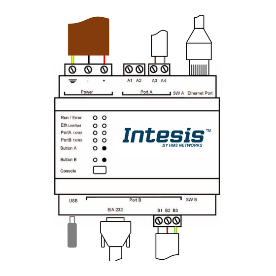 HMS Networks Intesis INMBSFGL016O0 Series Installation Sheet
