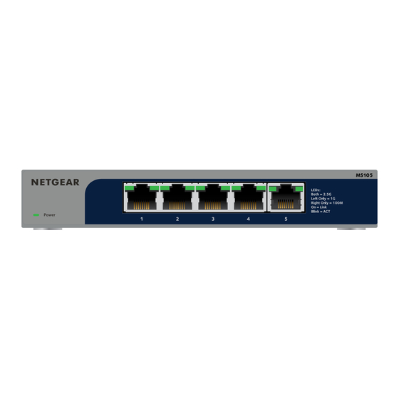 NETGEAR MS105 Installation Manual