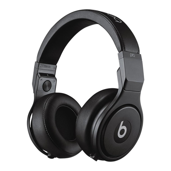 Beats Electronics pro User Manual