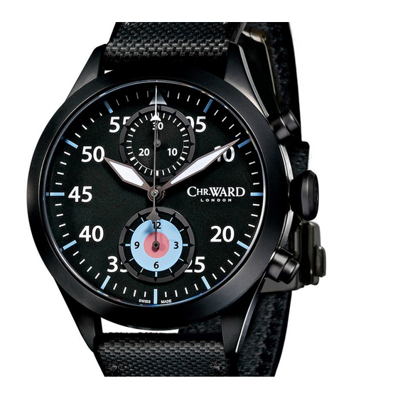 User Manuals: Christopher Ward C1000 Chronograph Watch