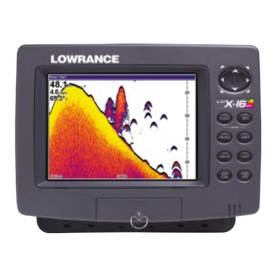 Lowrance LCX-16CI Installation And Operation Instructions Manual
