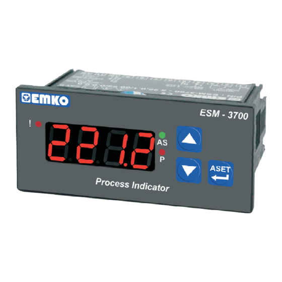 EMKO ESM-3700 Instruction Manual