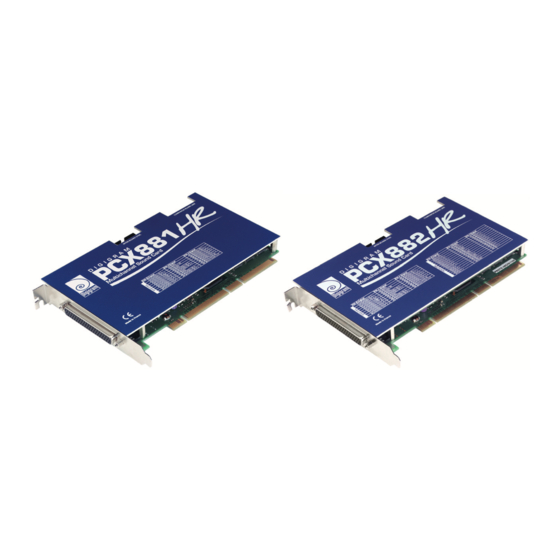 Digigram PCX881HR User Manual