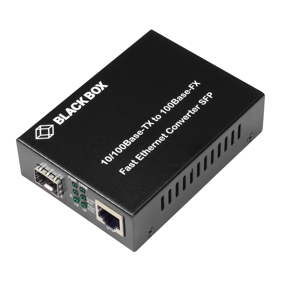 Black Box LHC210A User Manual