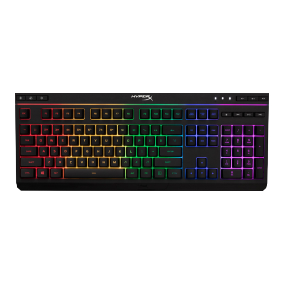 HyperX Alloy Core RGB User Manual