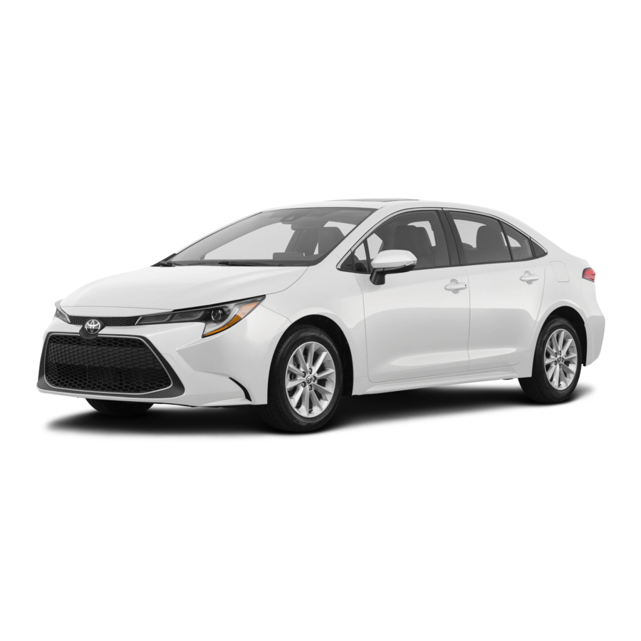 Toyota Corolla 2020 Quick Reference Manual
